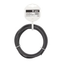 [101025010] 2.5m textile cable (2x0.75mm) Black/White