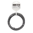 [101025011] 2.5m textile cable (2x0.75mm) Black/gray