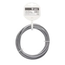 [101025012] 2.5m textile cable (2x0.75mm) Silver