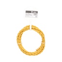[101025014] 2.5m textile cable (2x0.75mm) Yellow braided