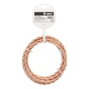 [101025015] 2.5m textile cable (2x0.75mm) Copper braided