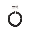 [101025022] 2.5m textile cable (2x0.75mm) Black braided