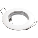 Chandur Rounded Recessed Fixed fixture for Dichroich lamps White