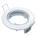 Downlight orientável redondo encastrável Chandur Branco