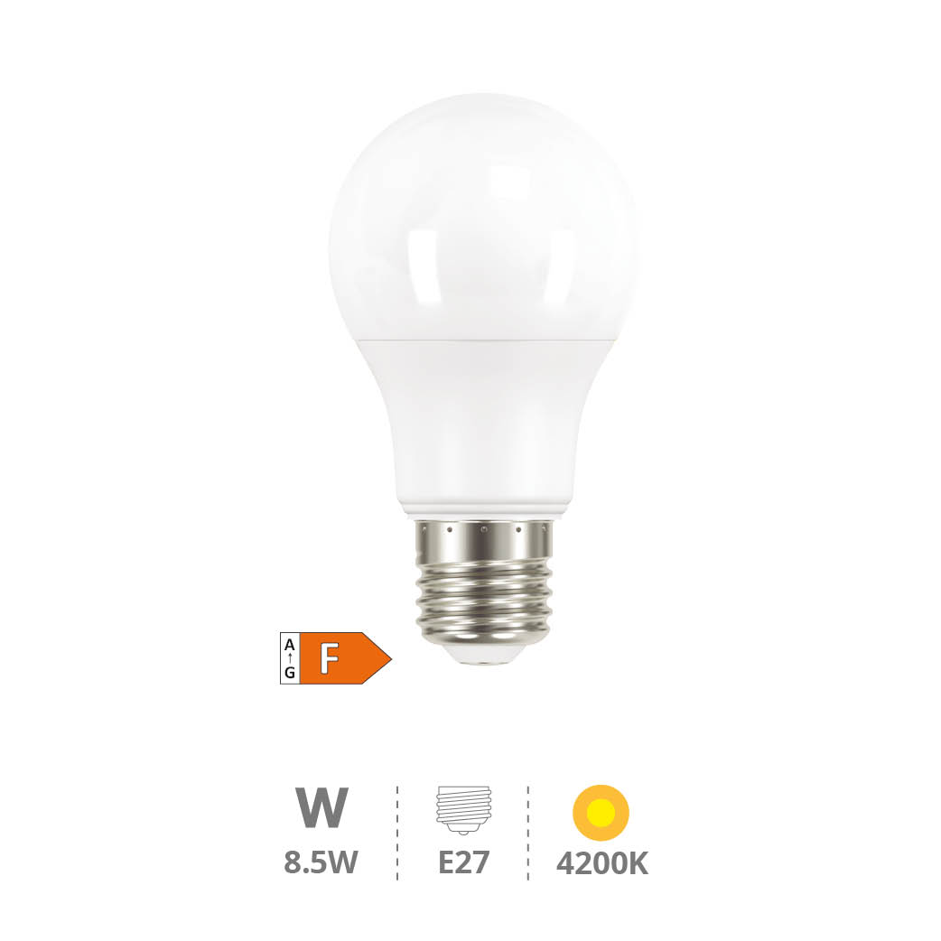 Bombilla LED estándar A60 8,5W E27 4200K - Libertina
