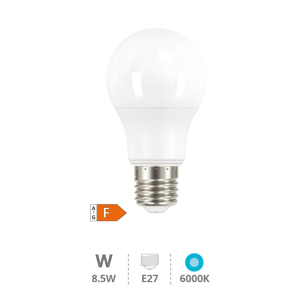 Bombilla LED estándar A60 8,5W E27 6000K - Libertina