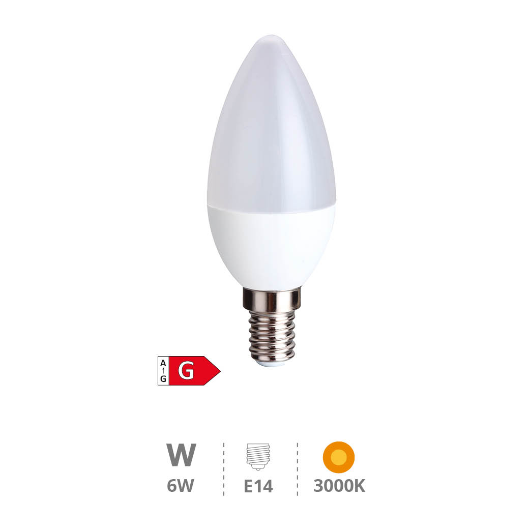 C37 LED bulb 6W E14 3000K Libertina