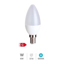 [200695049] Ampoule à LED flamme 6 W E14 6000K - Libertina