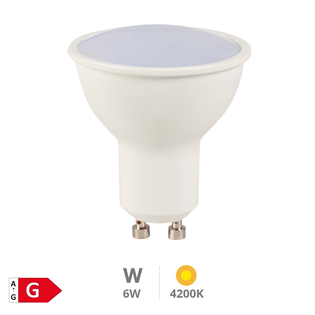 Ampoule LED dichroïque 6 W GU10 4200K - Libertina