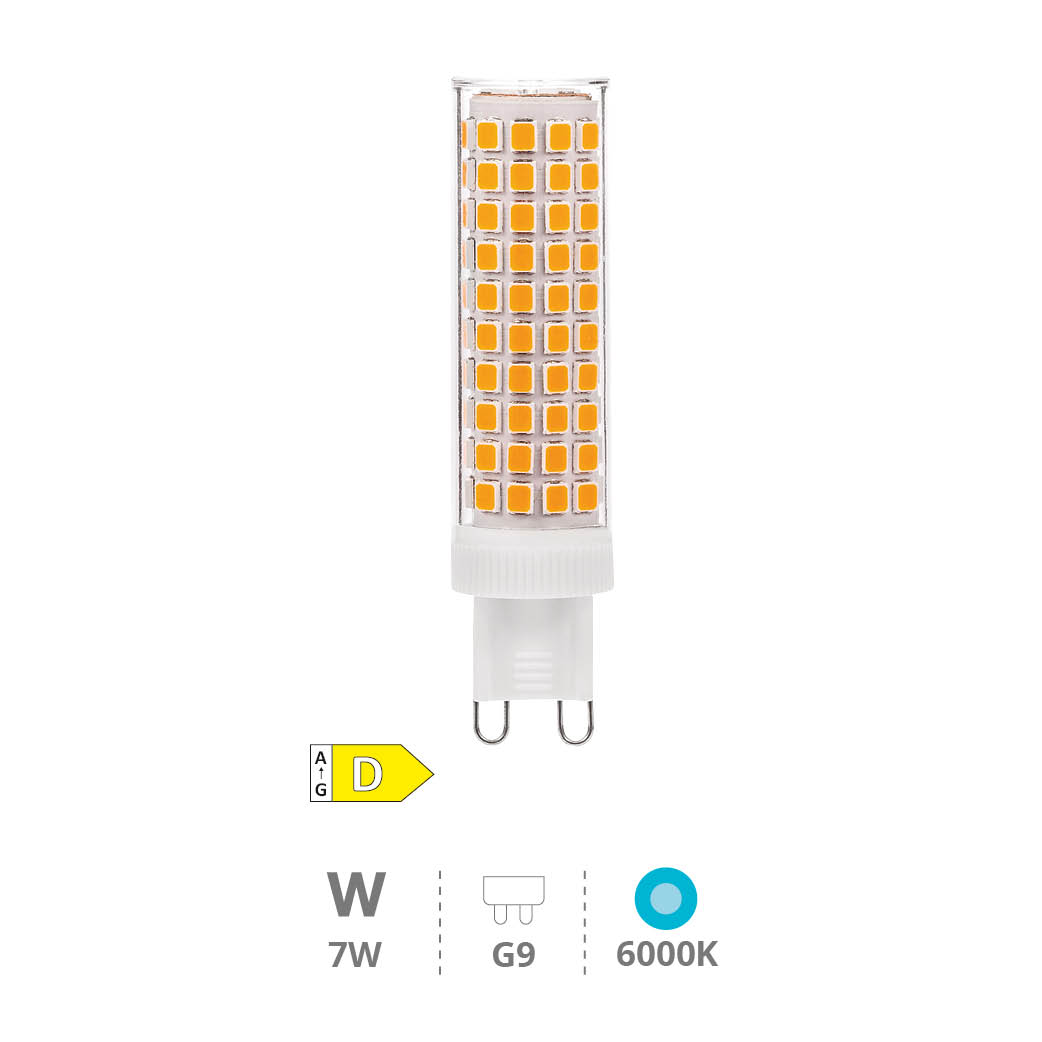 Bombilla LED 7W G9 6000K