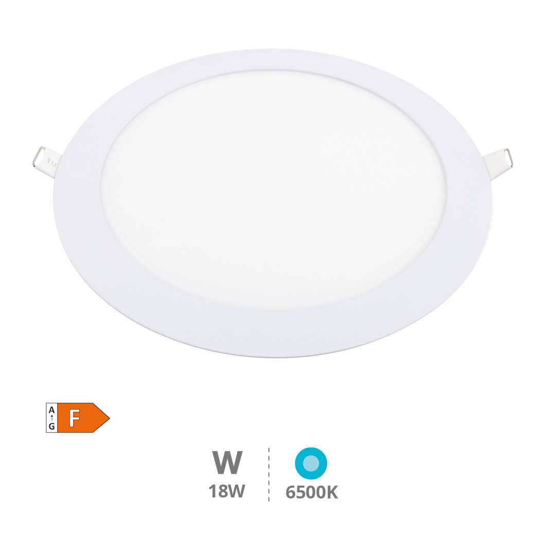 Downlight empotrable LED redondo 18W 6500K Blanco - Libertina