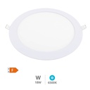 Recessed LED downlight rounded 18W 6500K Libertina