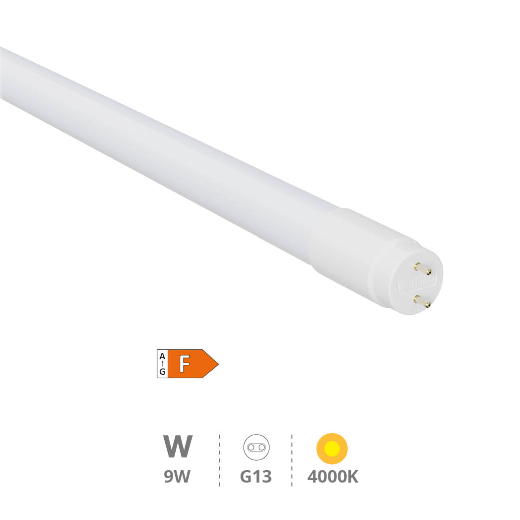 T8 Glass LED tube 9W G13 4000K 60cms - Libertina