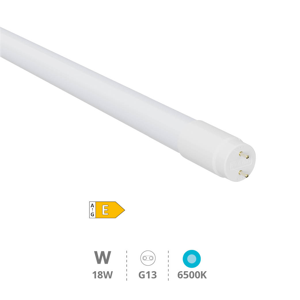 T8 Glass LED tube 18W G13 6500K 120cms - Libertina