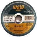 Pack 10 discos de corte de acero inoxidable 115x1.6x22.23mm