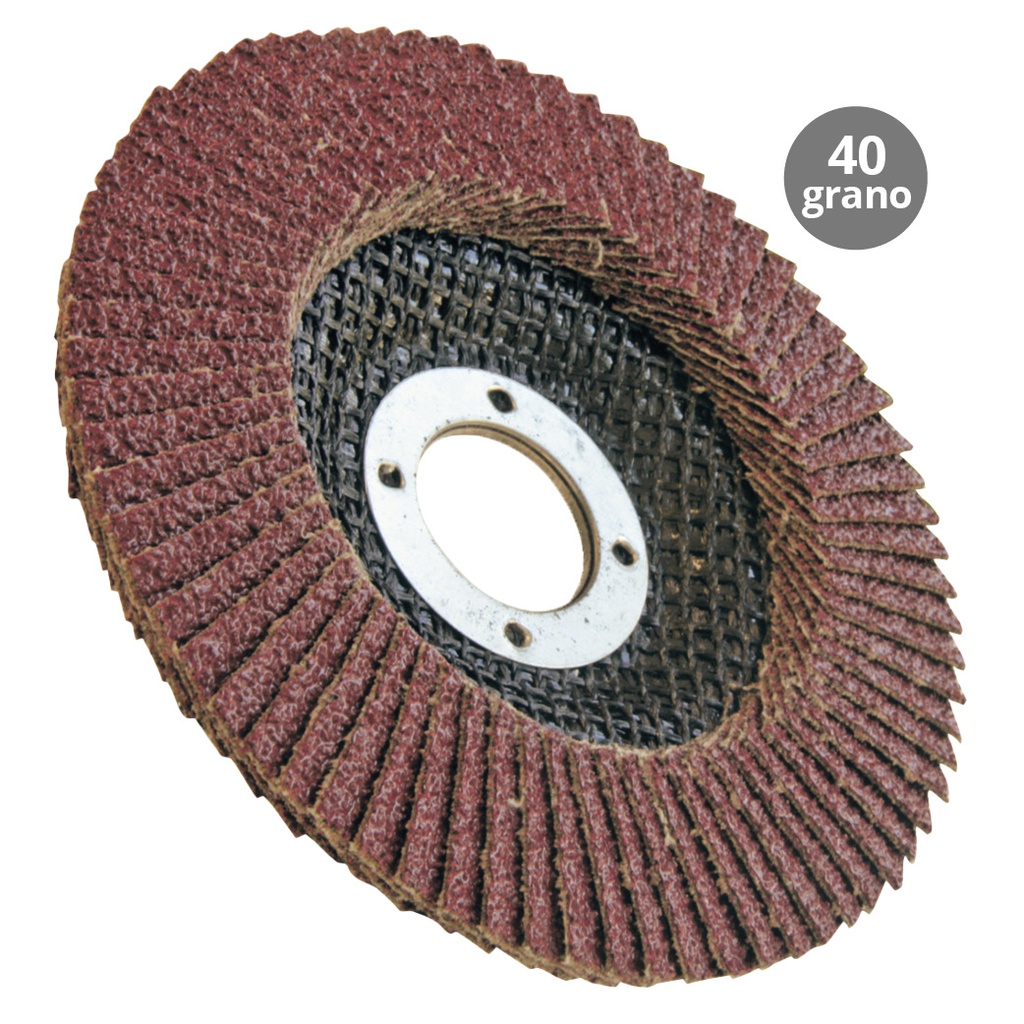 Pack com 5 discos de lixa de 115mm granulação 40