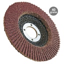 Pack 5 disques abrasifs 115mm grain de 40