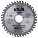 Sierra circular widia 115mm 40 dientes