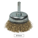 Wire brush with 75mm spike