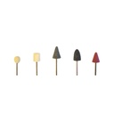 Set 5 muelas para taladro 1/4"