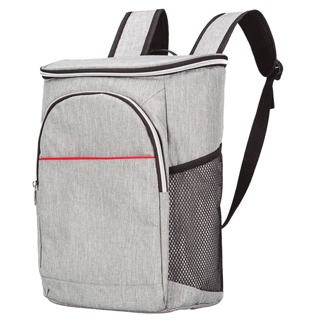 Thermal gray backpack for food 14L