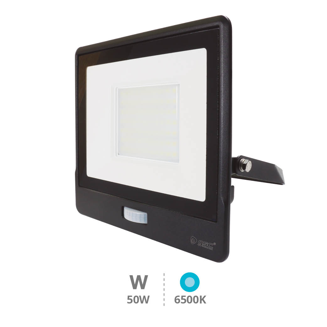 Projetor LED Mondir com sensor de movimento 50W 6500K IP65