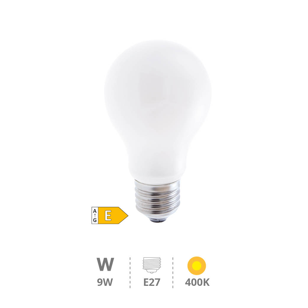 Crystal Series A60 LED bulb 9W E27 4000K