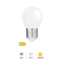 Ampoule LED sphérique Série Cristal 6W E27 4000K