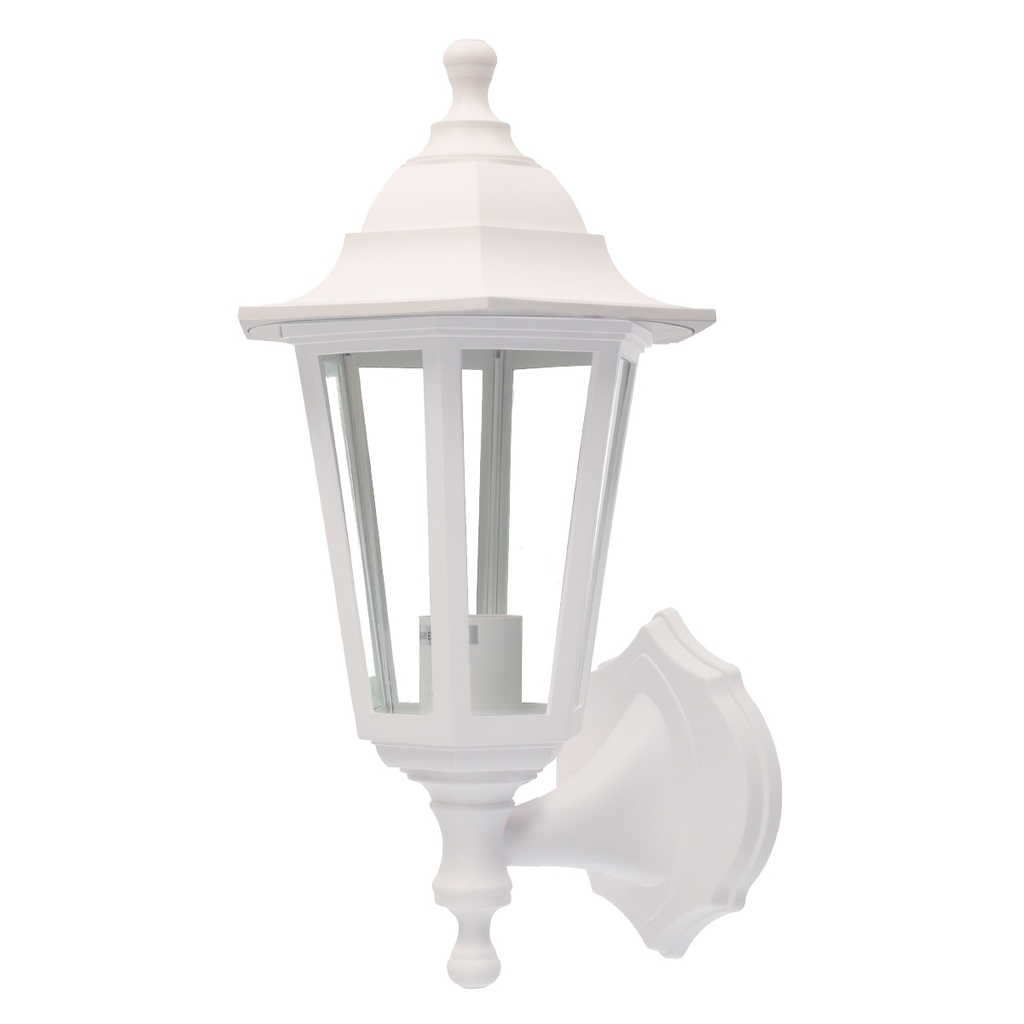 Candeeiro de parede exterior Série Bagan E27 IP44 Branco