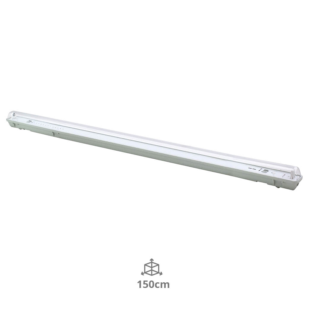 LED Triproof for Single LED T8 tube 1x150cms