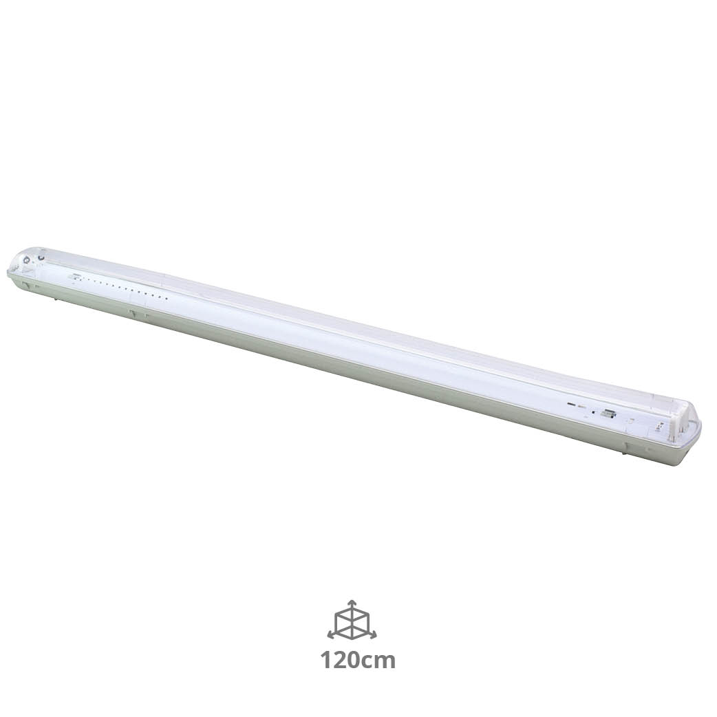 LED Triproof for Double LED T8 tube 2x120cms