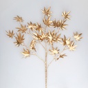 [204690005] 0,70M Decorative LED branch with gold maple leaf Warm White