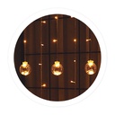 [204605024] Cortina LED con bolas 1,4Mx2 alturas 8 funciones Luz cálida