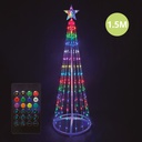 1,5M USB LED Tree with remote 32 functions RGB IP44