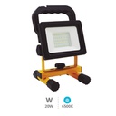 Proyector LED Battali com bateria 20W 6500K IP54