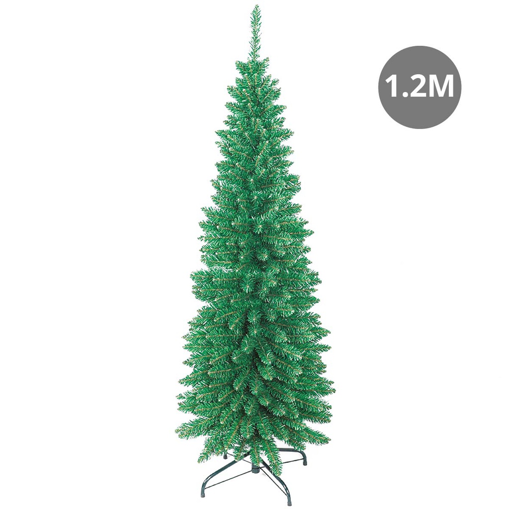 Árbol de navidad artificial tipo lápiz Bousso 1,2M 220 ramas