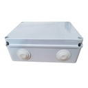 Square connection box 240x190x90mm IP55 Grey