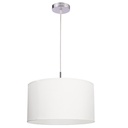 Lâmpada de teto pendente Série Kaliab E27 Ø 360 mm Branco