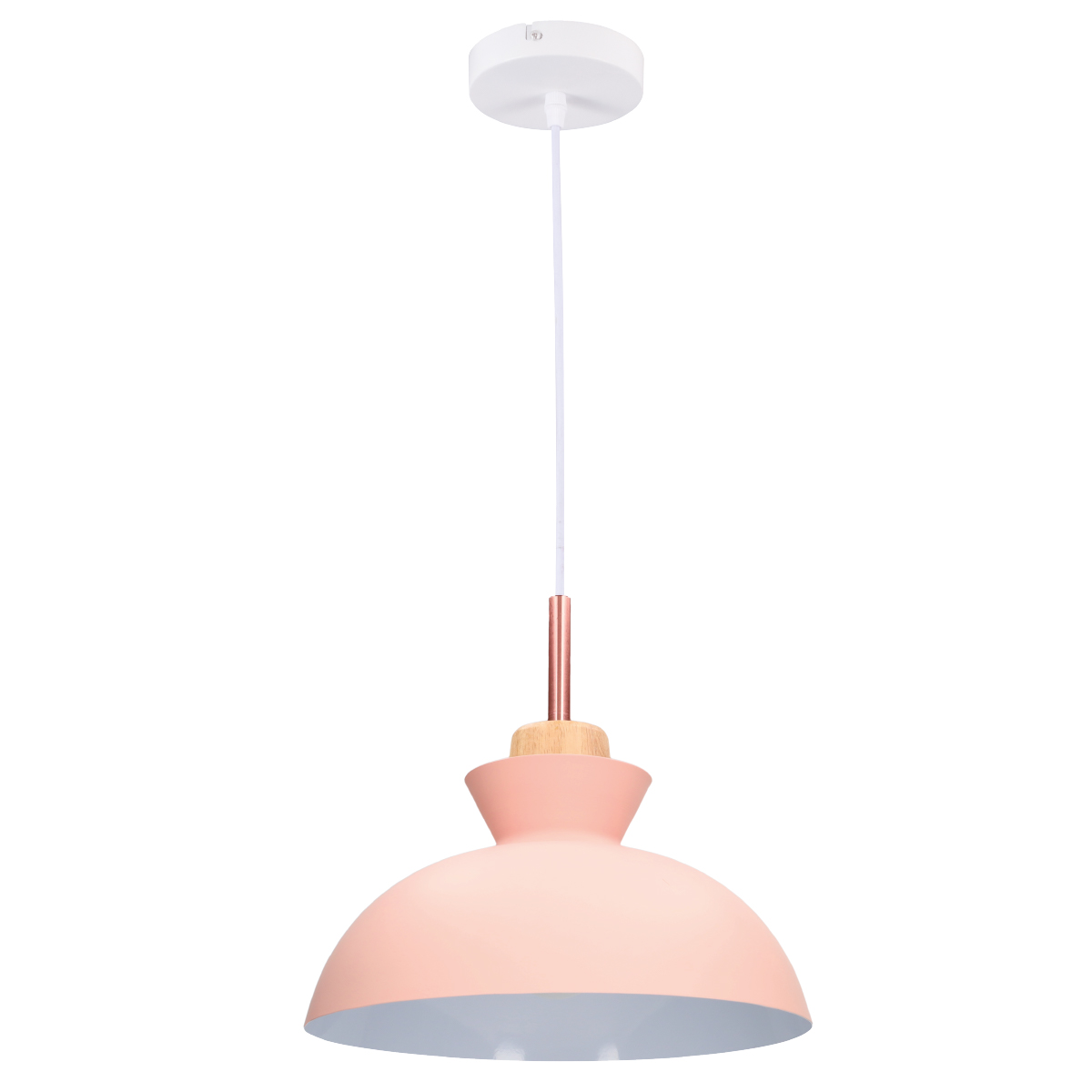 Lámpara de techo colgante Serie Sompara E27 Ø280mm Rosa