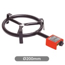 Queimador a gás Ø200mm para panelas de paella de Ø260mm a Ø360mm