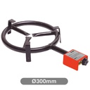 Queimador a gás Ø300mm para panelas de paella de Ø360mm a Ø420mm