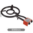Queimador a gás duplo Ø300mm para panelas de paella de Ø200mm a Ø420mm