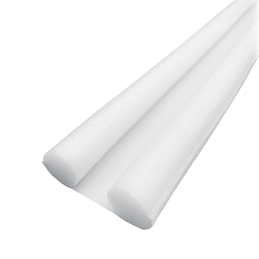 Doble rollo aislante 0,95M Blanco
