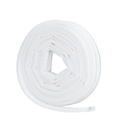 Adhesive silicone weather strip 9mm - 6M white