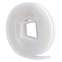 Adhesive silicone weather strip 9mm - 6M transparent