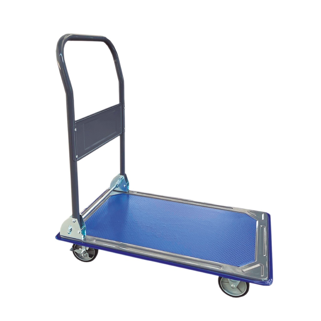 Carro plataforma de transporte plegable con frenos Máx. 150kg
