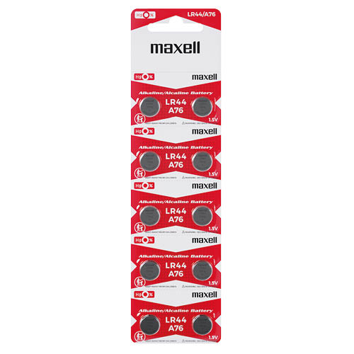 MAXELL alkaline LR44 Battery 10pcs/blister