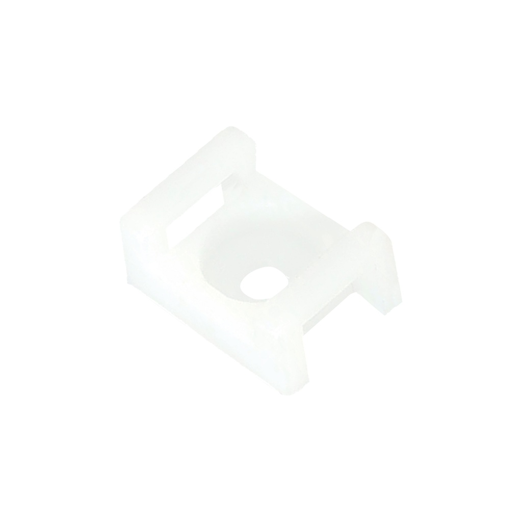 Pack 100 unid. bases para abraçadeiras 4,5mm