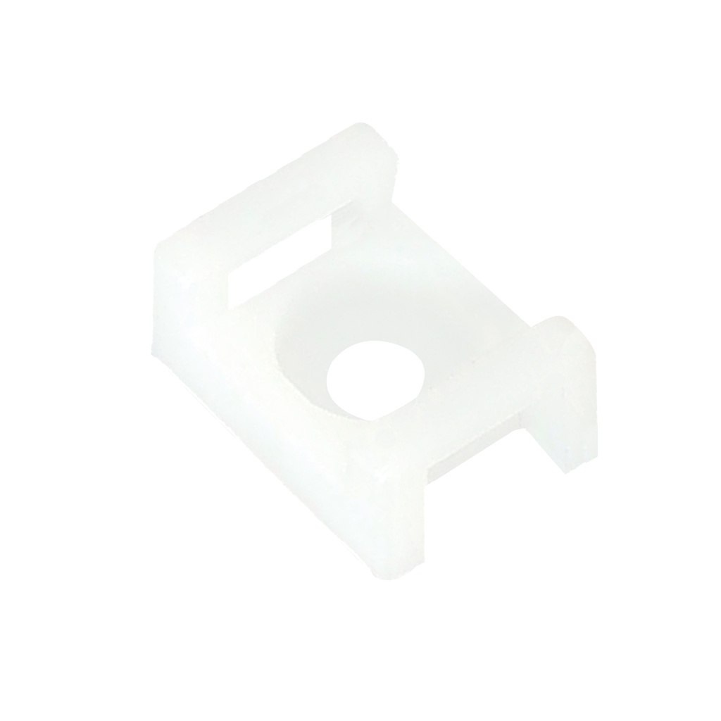 Pack 100 unid. bases para abraçadeiras 6,8mm