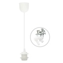 Suspension Cuval E27 1M blanche